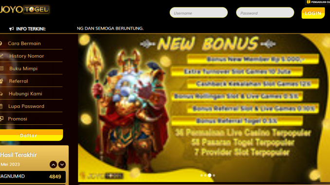 JOYOTOGEL JOYOTOGEL
